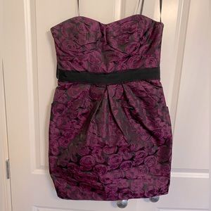 Man& Cleo BCBG strapless dress